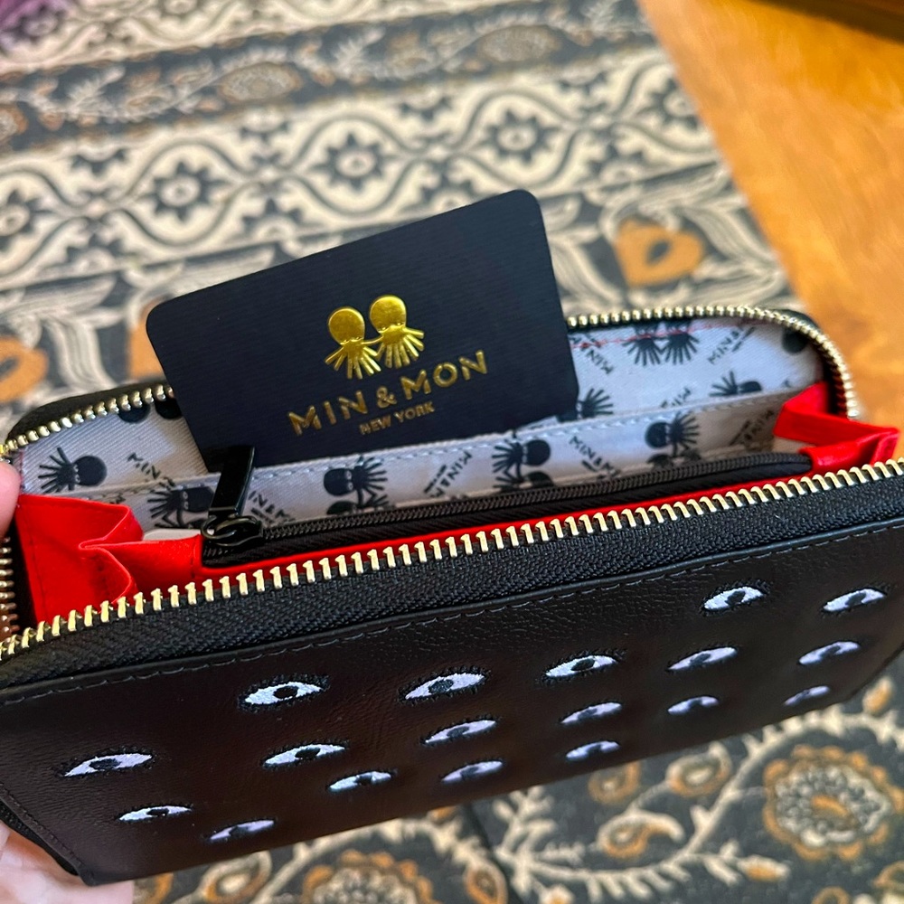 Brand new MIN&MON Francis wallet. Black.